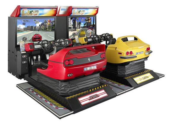 Out Run 2 SP Special Edition Deluxe 2 Car Arcade Machine Driving Game