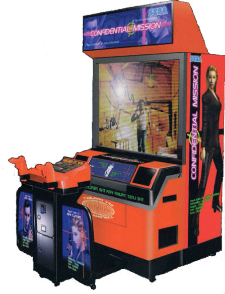 Confidential Mission Deluxe Arcade Machine Shooting Game